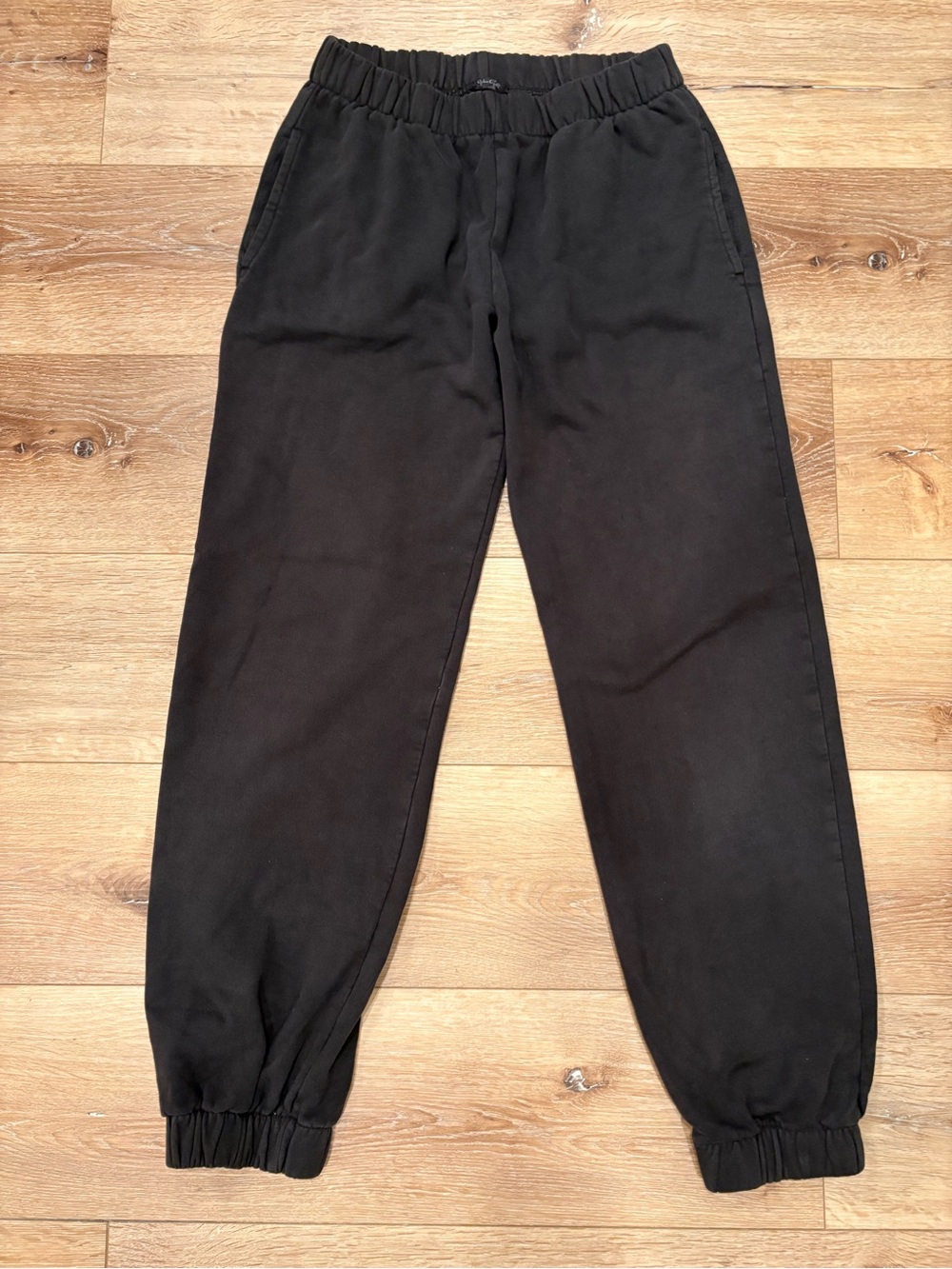 Women’s John Galt (Brandy Melville) Black Elastic Waist Jogger Pants-Small